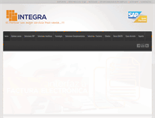 Tablet Screenshot of integrasap.com